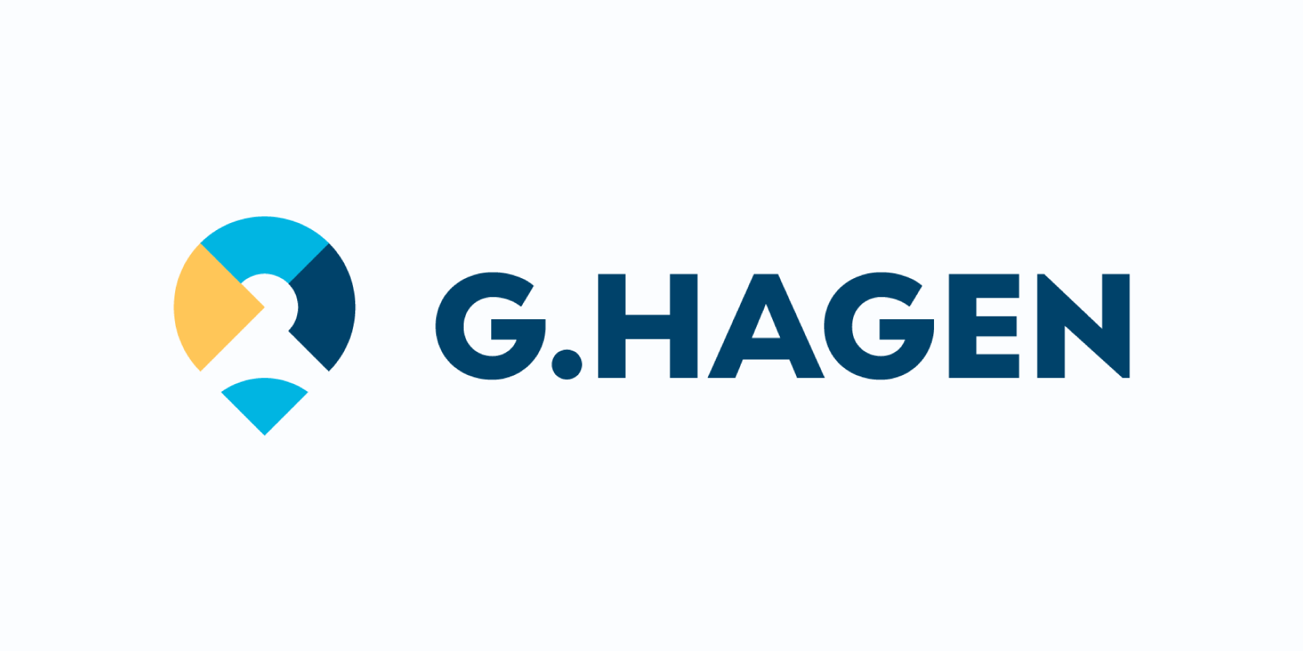 Liggende logo i fullfarge, Designu for G.Hagen