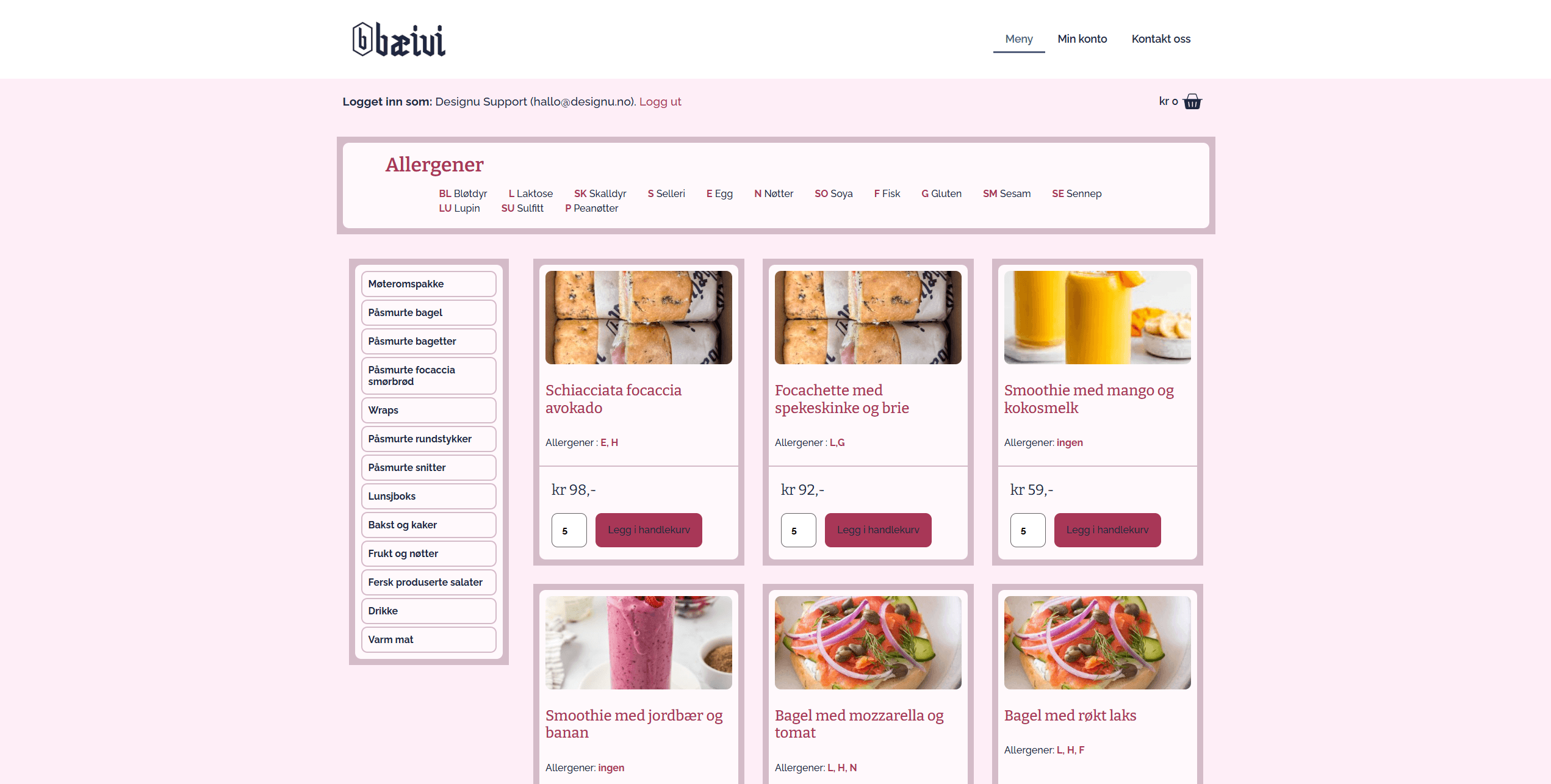 Bilde av bestillingsløsning